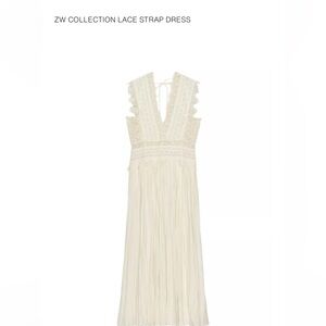 Zara lace strap dress NWT. Medium
